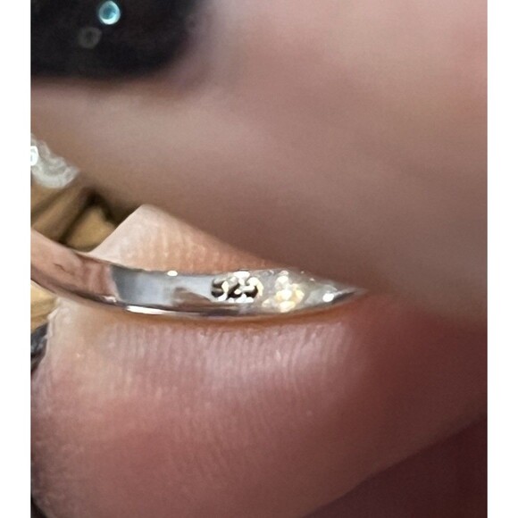 Sterling Silver Australian Black Opal Ring Size 6 Whimsigoth - Picture 9 of 11